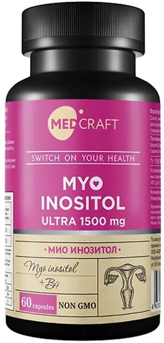 MedCraft Мио Инозитол Ультра 1500мг №60капс   &