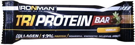 Ironman TriProteinBar Батончик Протеиновый Ваниль 50г