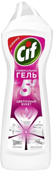 CIF Чистящий гель 5в1 Цветочный букет 750 мл