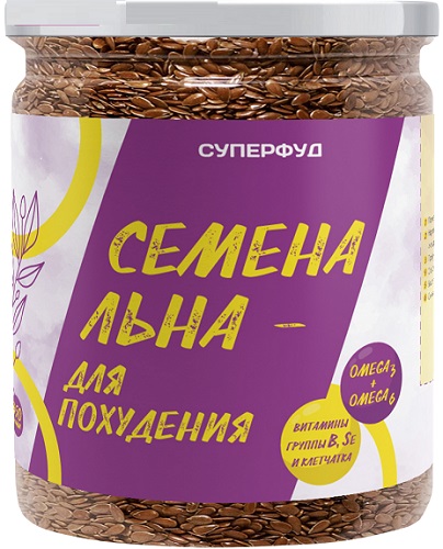 Суперфуд Семена Льна золотистого 350г