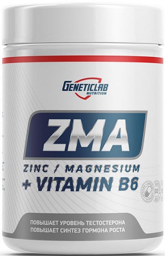 Geneticlab ZMA + вит В6 №60капс