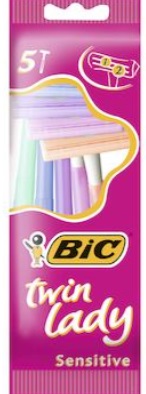 Станок бритвенный BIC "Twin lady" 5шт