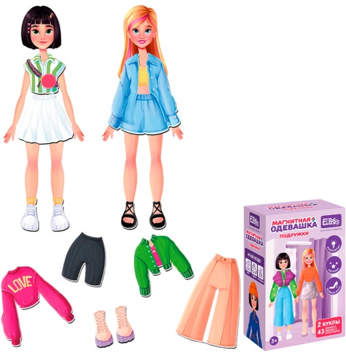 Игра Магнитная одевашка El`BascoToys Подружки арт.ET05-018