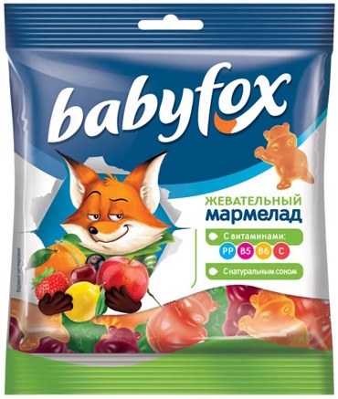 Babyfox Мармелад Бегемоты 30г