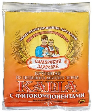 Самарский здоровяк №16 Каша Ржаная с чесноком и имбирем