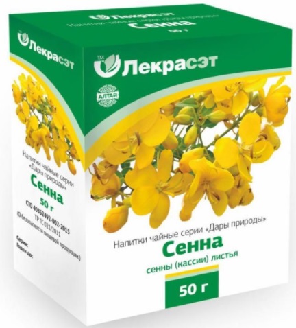 Лекрасэт Сенна кассия листья 50г