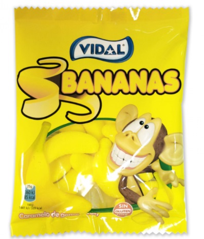 Мармелад Бананы VIDAL 90гр