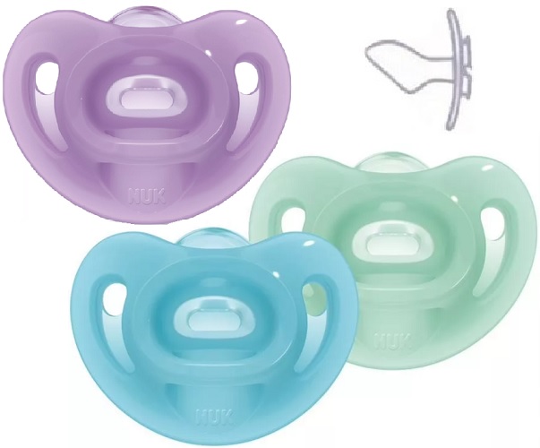 Соска Силиконовая NUK 0м+ Sensitive цв.в асс. арт.10729139