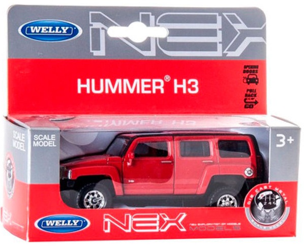 IDEAL арт.114014 HUMMER H3 игрушка машинка цв.в асс.