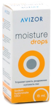 Капли для глаз увлажняющие AVIZOR Moisture Drops 15 мл / Авизор #