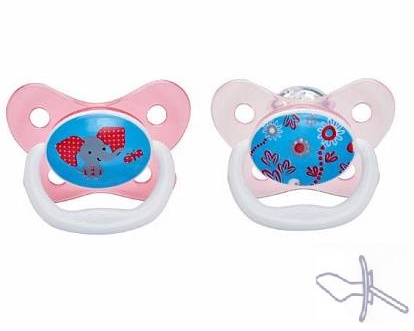 Соска-Пустышка Силиконовая DrBROWNS 6м+ ( 1 шт ) PV21304 Pink PreVent