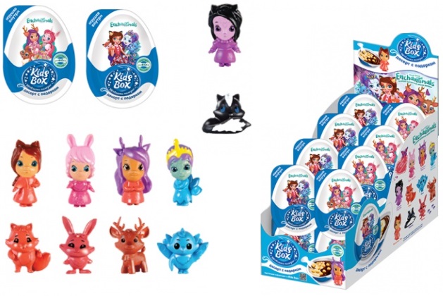 Десерт с подарком KIDS BOX Enchantimals 20г