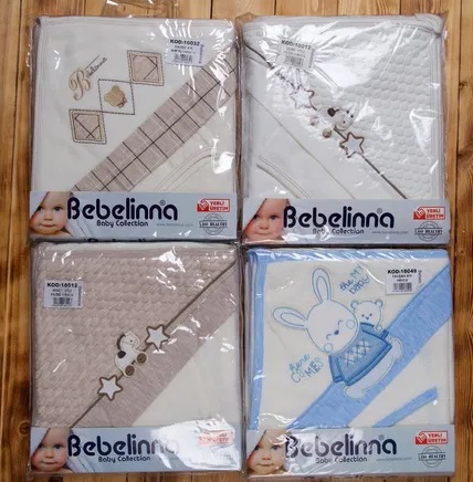 Полотенце детское Bebelinna в ассортименте арт.16087