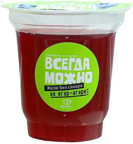 Желе Всегда можно Черника 140г