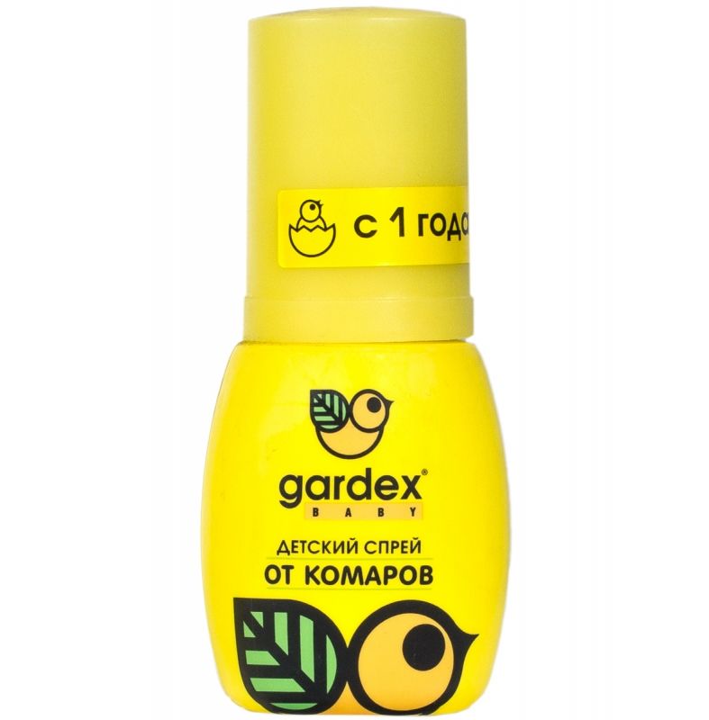 Репеллент Детский спрей от комаров GARDEX Baby 50мл, 12м+