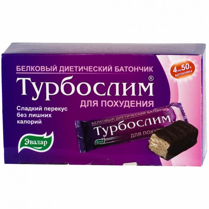 Эвалар Турбослим Батончик 50 г №4 диетический 