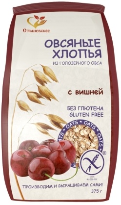 Сташевское Отруби Овсяные с Вишней 375г