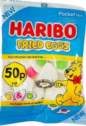 Haribo Fried Eggs Яичница Жевательный мармелад 80г