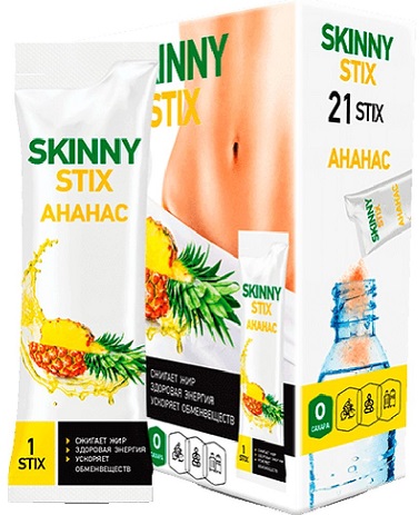 Skinny Stix №21 саше Ананас Растворимый чай   &