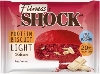 FitnessShocks Бисквит Рэд-велюр неглазир. 50г