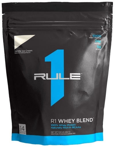 Rule 1 Whey Blend 476г Шоколадный Торт 1,1lb пакет 837234107539