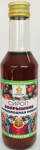 Царь Сироповъ Сироп Боярышник-Черноплодная рябина 250мл на фруктозе