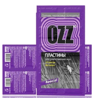 Пластины от Мух для фумигатора 10шт OZZ Baby