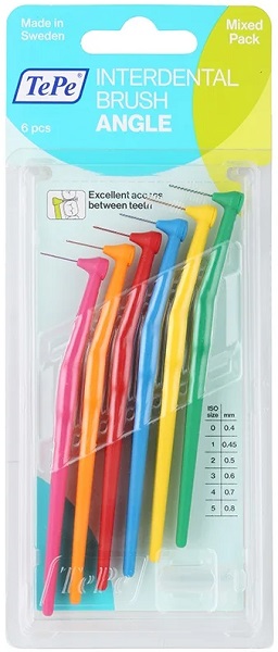 Ершики Межзубные TePe Angle Mixed size 0-5 ( 6 шт )