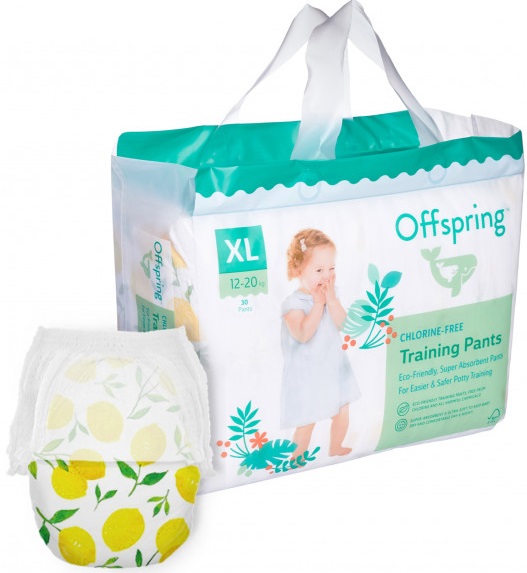 Offspring трусики подгузники для детей Лимон XL (12-20кг) 30 шт