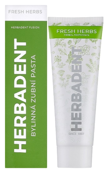 Зубная паста Herbadent Fresh Herbs вкус свежей травы противовоспалительная 75гр