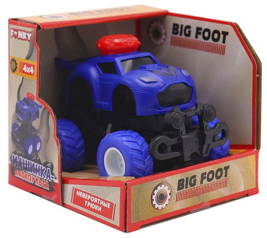 Машинка Катапульта FT97962 Funky Toys синяя