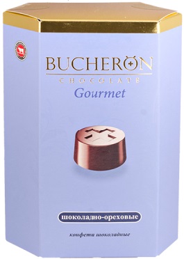 BUCHERON Gourmet Шоколадные конфеты Шоколадно-ореховые 130г