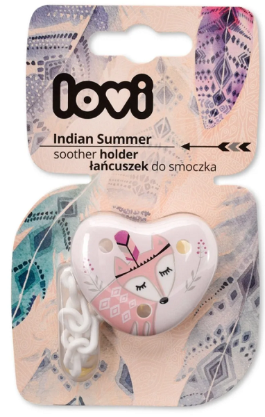 Держатель для Пустышки LOVI Indian Summer арт.10/883 для девочки