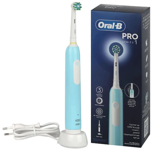 Зубная электрощетка ORAL-B Braun PRO1 D305.513.3 CrossAct арт.80713548