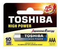 Батарейка TOSHIBA ААА ( 1 шт ) ( LR03 ) 1.5V High Power >