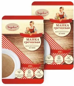 Эндакси Манка Гречневая 450г