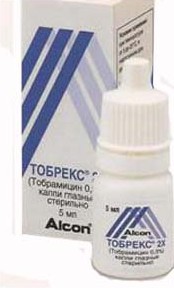 Тобрекс 2Х капли глазные 0,3% 5 мл ( тобрамицин )