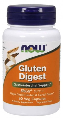 Gluten Digest 60veg.caps Now Foods  &