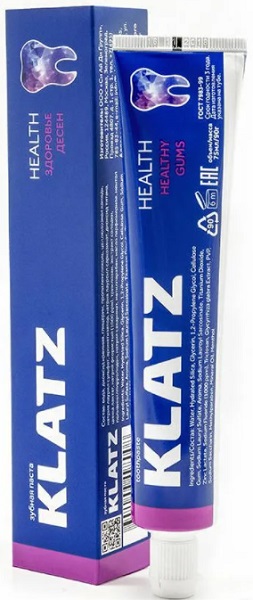 Зубная паста KLATZ Health Здоровье десен 75 мл
