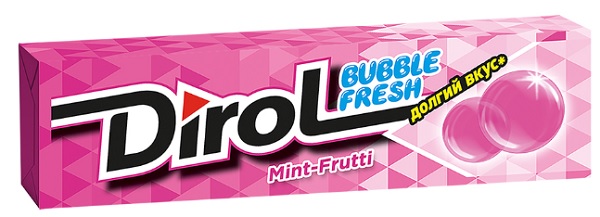 DIROL Жевательная резинка Bubble Fresh 10 шт