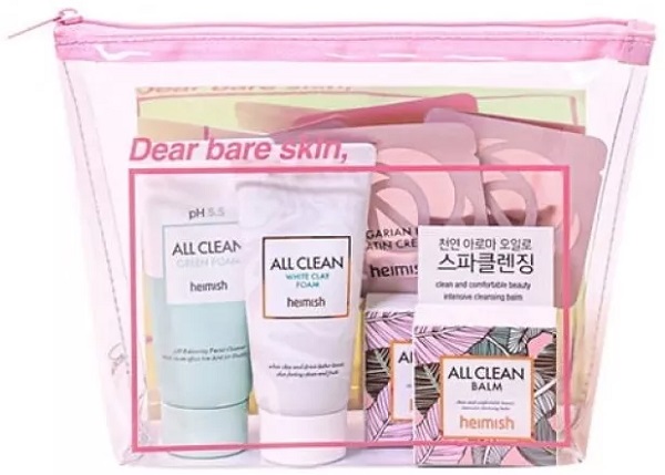 BISOU набор мини бальзамов для умывания All Clean
