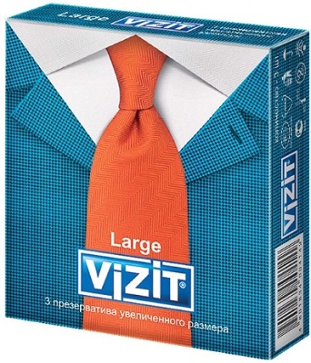 Презервативы VIZIT Large 3 шт увеличенные
