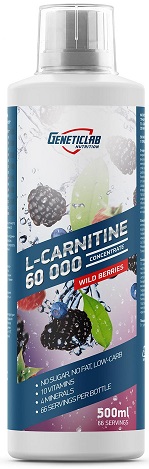 Geneticlab Л-Карнитин ликвид Лесные ягоды 0,5л