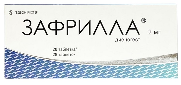 Зафрилла табл. 2 мг №28 ( диеногест )