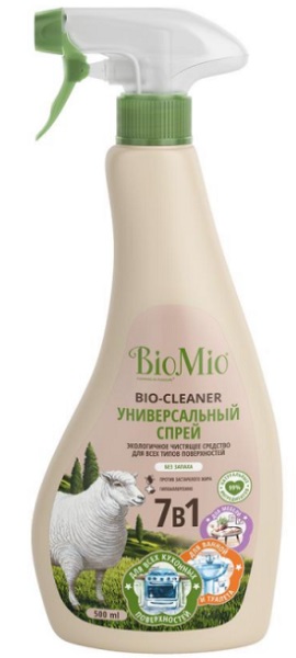 Bio Mio Спрей для всех видов поверхностей Универсальный 500 мл без запаха