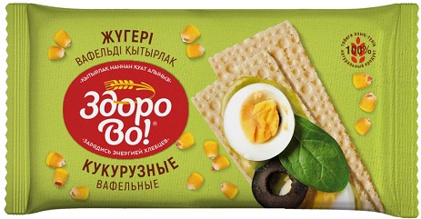 Здорово! Хлебцы вафельные Кукурузные 70г