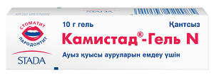 Камистад гель N 10 гр ( лидокаина гидрохлорид 2гр, экстракт цветков ромашки )