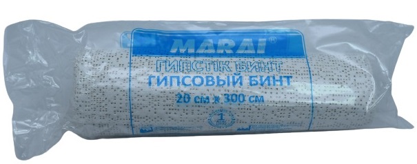 Гипсовый бинт Marai 20х300 см Марай