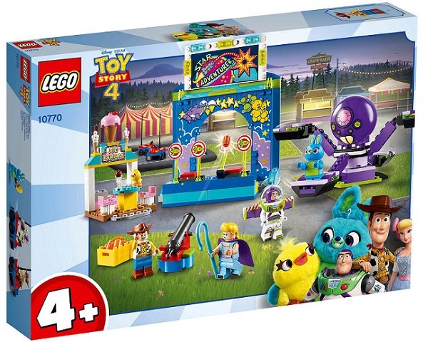 LEGO Конструктор 4+ Парк аттракционов Базза и Вуди арт.10770 История Игрушек Джуниорс
