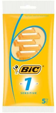 Станок бритвенный BIC "Бик1 Sensetive" 5шт для чувствительной кожи